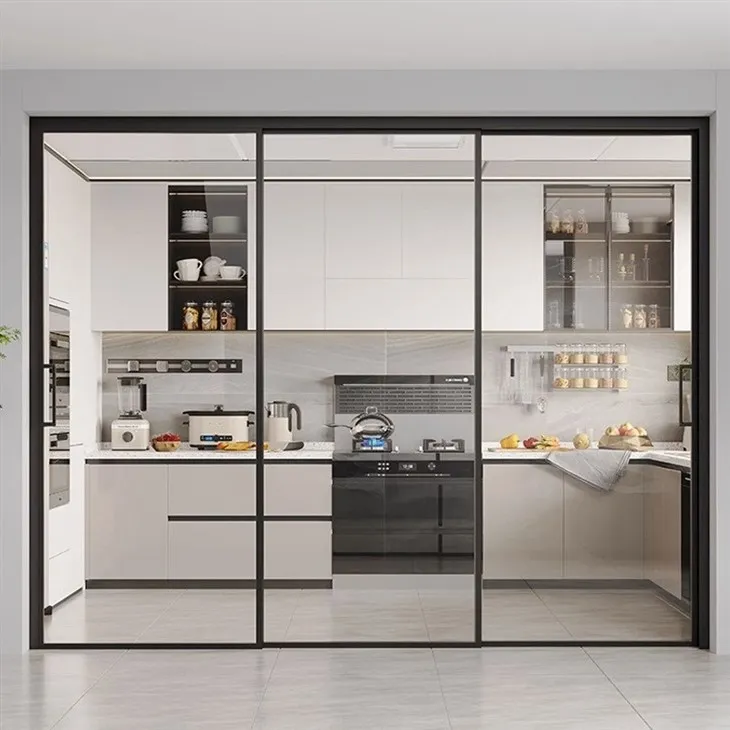 Aluminium glass sliding doors